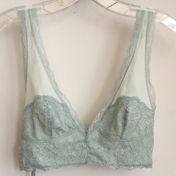 Free People Other - Free People Lacey Blue Bralette Blue NWT S